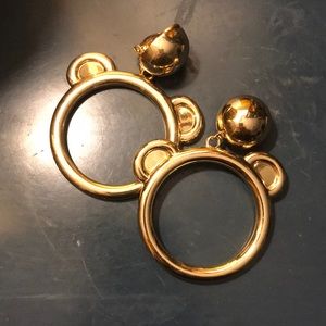 Moschino Teddy Bear Clip on Earrings